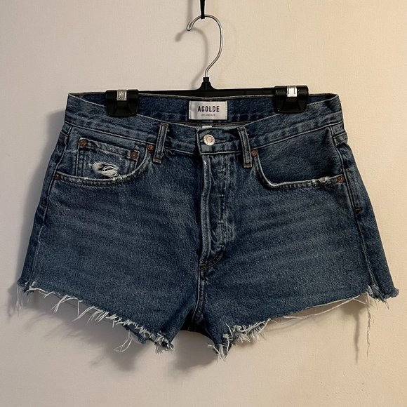 Agolde parker shorts sz 27 'lowkey' - Picture 5 of 8